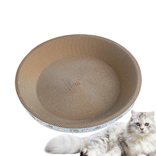 Katzenkratzbaum Lounge, Tragbare Pfosten-Lounge, Katzenkratzbaum Lounge Multi- mit Wellpappe Design, Endloses Spielen zum Kratzen, Ideal für Katzenhaven zur Entspannung und Gesunde von NEECS