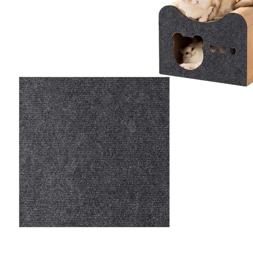 Katzenkratzmatte - Katzenkratzpads, Katzenkratzteppich | Klebe Katzenkratzteppich Katze Kratzcouch Schutz, Trimmbar Katzenbaum Teppich Boden Kratzmatte für Katzenregale Bäume Sofas von NEECS