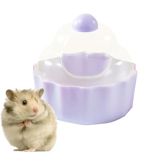NEECS Hamstertoilette – Kuchenförmige Kleintier-Lebensraumdekoration, auslaufsicher, stabil, transparent, Hamster-Sandkasten für Rennmäuse, Igel, Eichhörnchen und andere Kleintiere von NEECS
