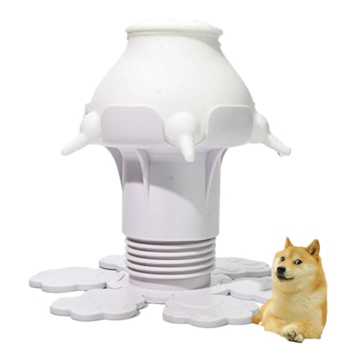 Pet Nipple Milk Feeder - 300ml Nippel Feeder für Welpen Stillen - Einstellbare Höhe Nippel Kätzchen Flasche für Welpen, Hunde, Kätzchen, Kaninchen von NEECS