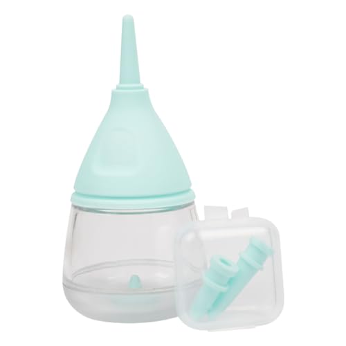 Premium Kitten Stillflasche Kit, Essental Handfütterung mit Flasche für Kätzchen, abgestufte Markierungen, Nippelvielfalt und leicht zu reinigen, sorgt für richtige Ernährung und Bindung von NEECS