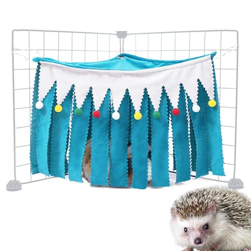 NEFLUM Eckvlies-Versteck für Meerschweinchen, Kleintier-Eckversteck | Gemütliche Hamster-Hängematte | Waschbares Peekaboo-Spielzeug, Käfigzubehör für Chinchillas, Frettchen, Igel, Rennmäuse von NEFLUM