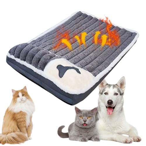 NEFLUM Hundebox-Betten | Waschbare Hundematte für Käfig mit rutschfester Unterseite | Haustierbett mit weichem Kissen für kleine Hunderassen, Hundehütte zum Schlafen & Reduzieren von Unease von NEFLUM
