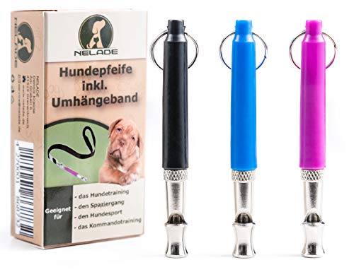 NELADE® Hundepfeife - bewährte Pfeife für die Hundeerziehung - hocheffektiv für's Hundetraining - Hund erfolgreich abrufen von NELADE