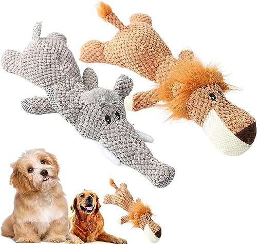 NELLN Robustanimal wurde for Starke Kauer entwickelt und schützt das unzerstörbare Hundespielzeug InvinciPaw Animals for Starke Kauer (Color : 2pcs-a) von NELLN