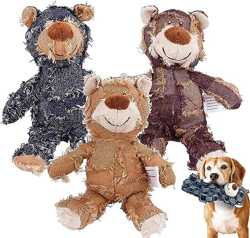 NELLN Unsterblicher Bär – Entwickelt for Starke Kauer. ImmortalBear Hundespielzeug. Unsterblicher Bär for kleine und große Hunde. Extremer Bär (Color : G-3pcs) von NELLN