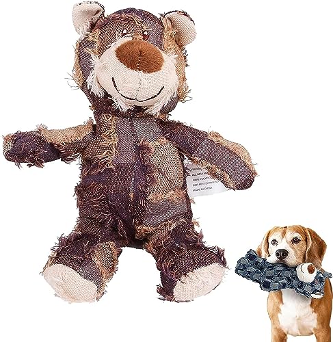 NELLN Unzerstörbares, Robustes Quietschspielzeug for Bärenhunde. Unzerstörbares Plüsch-Hundespielzeug for Aggressive Kauer. Robustes Hundespielzeug (Color : B-1pcs) von NELLN