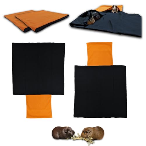 NEO SOLVO 2 Stück – Fleece-Kissen mit Versteck und integrierter Decke – 40 x 40 cm mit Decke von 80 x 80 cm – bequem von NEO SOLVO