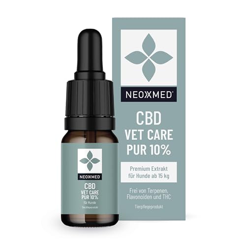 NEOXXMED® Vet 10% CBD Pflegeöl für Hunde | 1000 mg CBD | THC & Terpenfrei | hochreines Premium CBD | Tierwohl durch die Kraft der Natur | Tierärztlich geprüft | von NEOXXMED