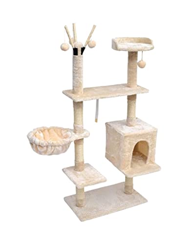 Katzenkratzbaum Katzenmöbel Mehrstufiger Kletterbaum Für Katzen, Spielzeug, Klettertürme, Katzenkratzer, Kletterer, Eigentumswohnung, Möbel, Kratzbaum, Haustierhaus, Bett Kratzbaum Für Katzen(B) von NESPIQ