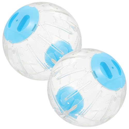 2St Hamster-Gymnastikball Springball für kleine Haustiere Kleiner Gymnastikball für Haustiere Hamster Spielzeug Hamster zubehör Meerschweinchen Zwerghamsterball Hamster-Übungsbälle NESTINGHO von NESTINGHO