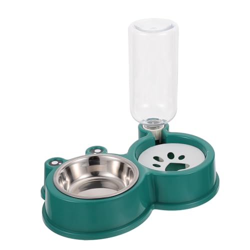 NESTINGHO 1Stk Haustiernapf Fressnapf für Haustiere Automatischer Wasserspender für Katzen Welpen-Kit Katzennäpfe pet Water Bowl Katzennapf Hundenäpfe Hundenapf Hundespender Plastik Green von NESTINGHO