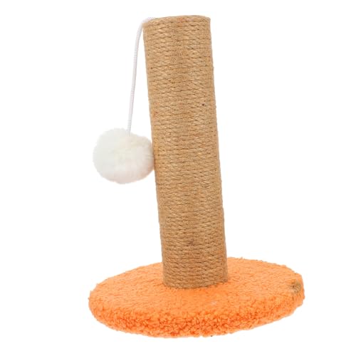 NESTINGHO 1Stk Kletterwand Plüsch-Sisal-Kratzstange Katzenkratzer Pappkatze Kätzchen Kratzbaum Kratzmöbel für Katzen katzenmöbel Sprungplattform für Katzen Klettergerüst für Katzen hölzern von NESTINGHO