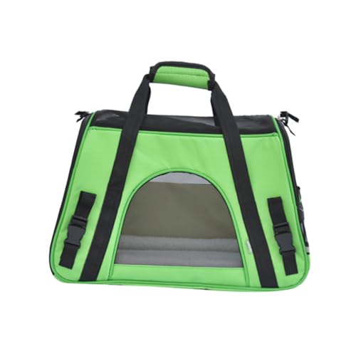 NESTINGHO 1stk Haustierhandtasche Katzentasche Tragetasche Für Haustiere Reisetasche Für Katzen Hundetasche Für Draußen Katzengehege Für Draußen Katzenkäfig Im Freien Katzentransporter Green von NESTINGHO