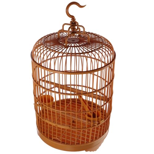 NESTINGHO 2 Sätze Vogelkäfig Volierenkäfig im Freien Wellensittich Reisekäfig runder Papageienkäfig Sittiche käfig wellensittich Birdcage Sittichkäfig aus Kunststoff Lovebird-Käfig Plastik von NESTINGHO