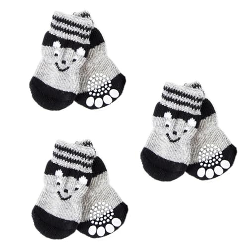 NESTINGHO 3 Paar Hundeschuhsocken Outdoor Socken Hundestiefel Thermosocken Welpensocken Für Stiefel Strümpfe Für Haustiere Hundekatzensocken Hundeschuhe Für Kleine Hunde von NESTINGHO