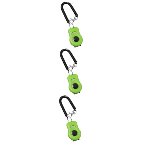 NESTINGHO 3 STK Schaltflächenklicker Verhaltenshilfen für das Hundetraining Clicker zum Katzentraining Welpenklicker Hundesachen Hunde pfeifen Dog Whistles Haustier Clickertraining für Hund von NESTINGHO