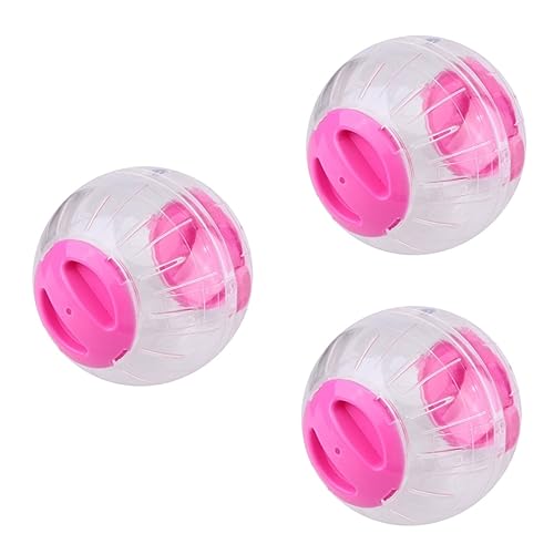 NESTINGHO 3St Spielzeug für Haustiere Hamster Spielzeug für kleine Tiere Miniaturboot Zubehör Auto Ball Käfig gießen Hund kleintierspielzeug Toys for small Animals Kleintier Spielzeug Rosa von NESTINGHO