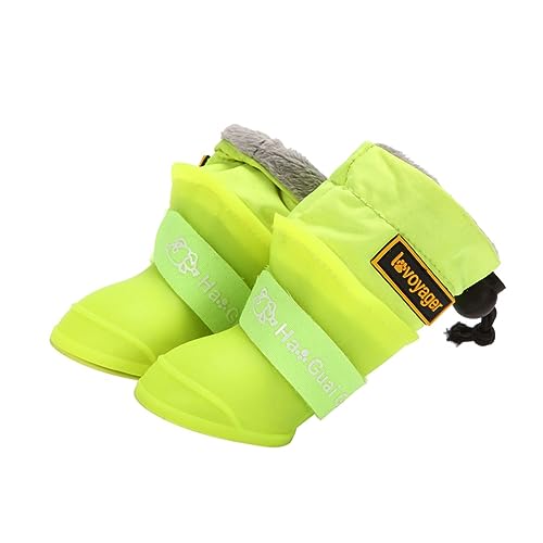 NESTINGHO 4 Stück Outdoor Schuhe Für Hunde Regenfußschuhe Hundeschuhe Haustier von NESTINGHO