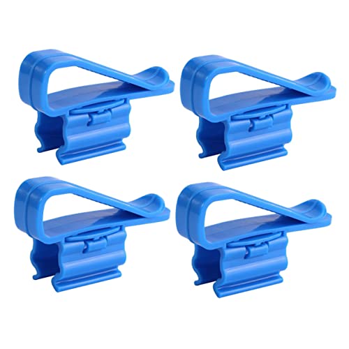 NESTINGHO 4 Stück Wasserclip Wasserklemmschlauch Filtro para Pecera Wasserständer Aquarienfilter Schlauchschelle Aquarienbodengitter Clip Für Wasserrohre Filterbaumwollschlauch Blue von NESTINGHO