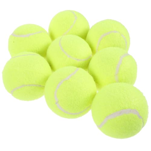 NESTINGHO 8St Tennis trainieren Hundekaubälle Spielzeug Bälle für Haustierhunde Welpe Beißball Interactive Dog Toys wurfball für Hunde Tennisbälle aus Gummi für Hunde Tennisball für Hunde von NESTINGHO