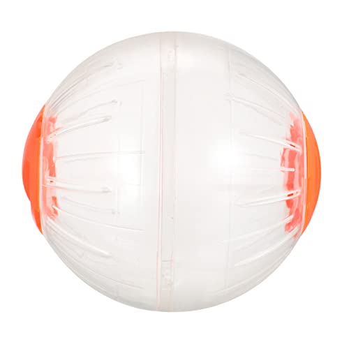 NESTINGHO Hamster Laufball Hamsterkäfig Laufrad Hamsterspur Rollender Ball Für Haustiere Spielspielzeug Hamster Herumlaufen Mini-Spielzeug Hamster-laufball Hamster Läuft Orange Plastik von NESTINGHO