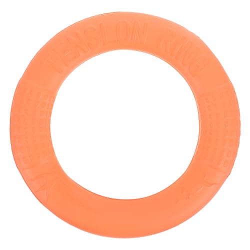 NESTINGHO Haustier- Dog chew Toy hundekauspielzeuge dogfrisbee hundefrisbee Wurfring für Hunde Hundescheibenspielzeug Welpe Hundetraining Flugscheibe Hund Fliegende Platten Eva Orange von NESTINGHO