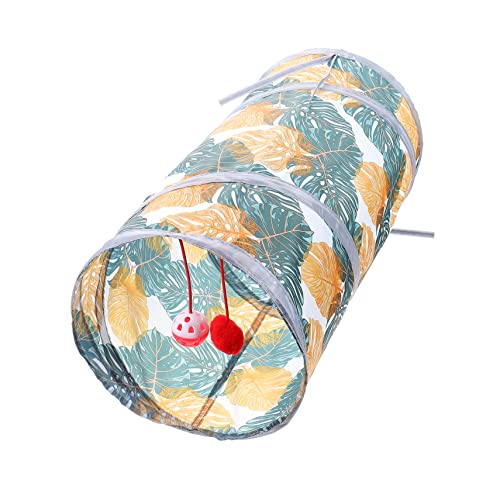 NESTINGHO Haustier-Tunnel interaktives katzenspielzeug katzentunnel Katzen-Schlafplatz cat Toy Katzenspielzeug mit Katzenminze Katzenspieltunnel Kätzchen Versorgung Katzenzubehör Polyester von NESTINGHO