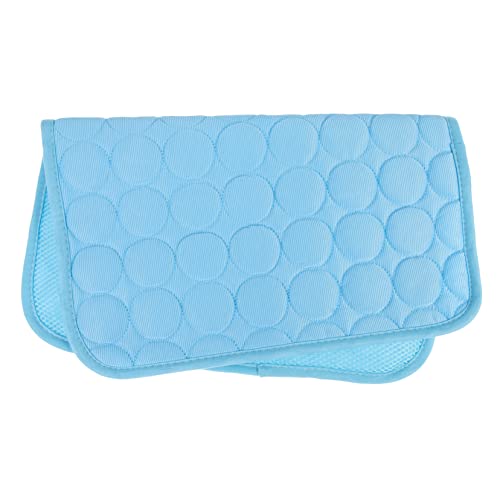 NESTINGHO Haustiermatte haustierbett pet Bed dogbed Haustierliege Kühlmatte für Welpen kühlendes Ruhekissen Hundeunterlagen katzenbett Ruhekissen für Haustiere Kühlkissen für Hunde Tuch Blue von NESTINGHO