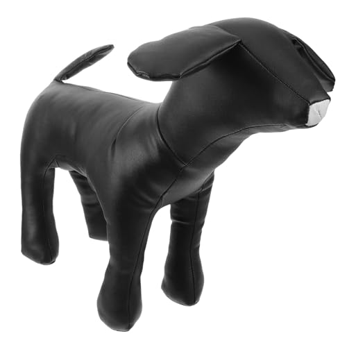 NESTINGHO Haustiermodell Haustier-Display Hundesitterpuppe hundespielzeig Dog Costume hundekostüme für Hunde Bulldogge schaufensterpuppe Haustier-Skulptur Welpenbekleidungsmodell Black von NESTINGHO