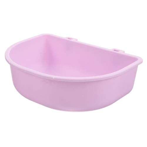 NESTINGHO Haustiernapf plastikschälchen wasserschüssel katzenschüssel Dog Bowl hundedreckes Hundeleine Behälter für Hundefutter Tierfutterbehälter Plastikschüssel für Haustiere Violet von NESTINGHO