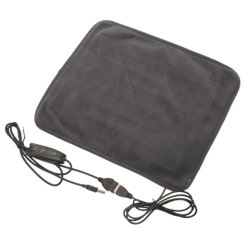 NESTINGHO Heizkissen für Haustiere Katzen Thermomatte Hunde Wärmekissen Hundewärmerbett pet Heating pad Hunde thermodecke heizdecke Haustier-Schlafunterlage wärmendes Bett Polyester Grey von NESTINGHO