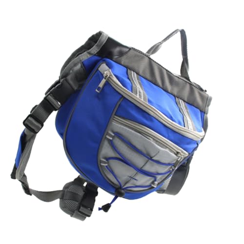 NESTINGHO Hunderucksack pet Supplies haustierbedarf Hundewanderrucksack Hundezubehör Hundetaschen Hund satteltasche Reisehundetasche Rucksack für Haustier Rucksäcke Haustiergeschirr Blue von NESTINGHO