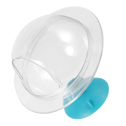 NESTINGHO Kasten Hamsterbad Hamster sandbad Hamster-Sandbad Kleintier Sandbad Hamster Badekiste Hamster Badezimmer Set Haushalt Chinchilla Badewanne Kleintierbedarf Plastik Sky-Blue von NESTINGHO