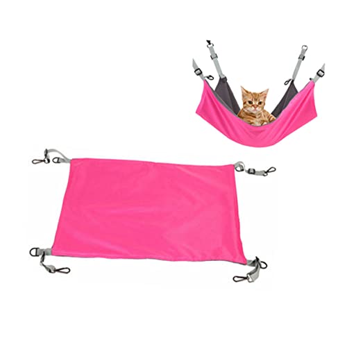 NESTINGHO Katzenhängemattenschaukel katzenhängebett cat Hammock katzenbett katzenbetg cat Bed Hängematte für kleine Hunde Schlafbett für Katzen Katze schlafmatte Katze Hängematte Rosy von NESTINGHO