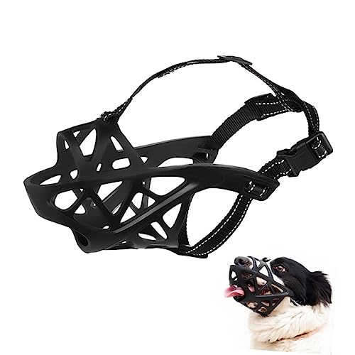 NESTINGHO Maulkorb Hundemundschutz Haustiermaske Haustiermundmaske Hundemundmaskenbezug – Bellende Maske von NESTINGHO
