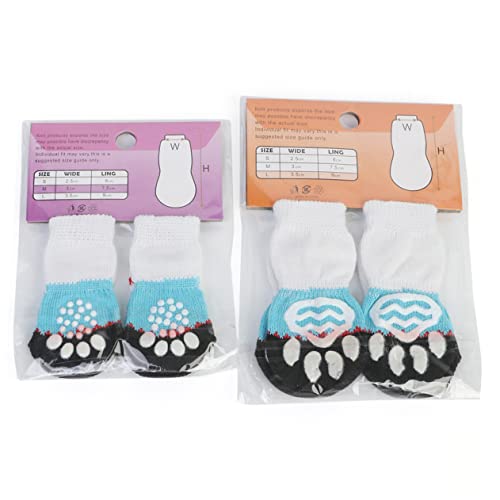 NESTINGHO Paare Haustier rutschfeste Socken Labrador Atmungsaktive Hundeschuhe Baumwollsocken für Haustiere Haustierfreundliche Socken Pfote Welpe Wintersocken Strumpfwaren für Haustiere von NESTINGHO