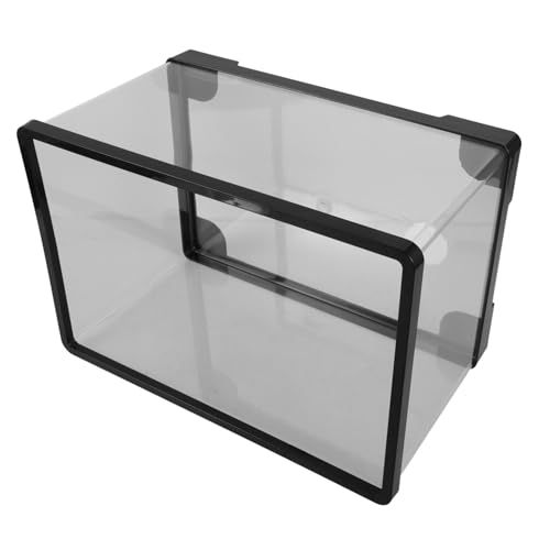 NESTINGHO Schildkrötenbecken Mini-Aquarium Reptilienbecken Plattform zum Sonnenbaden für Reptilien schildkrötenhaus wasserschildkröten Tier Bettaquarium für den Haushalt Fischglas Acryl von NESTINGHO