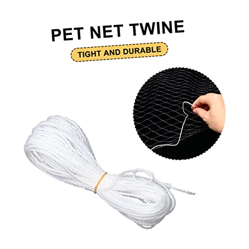 NESTINGHO Sicherheitsnetz Für Haustiere Netz Für Hunde Sicherheitsgitter Für Haustiere Hundegitter Aus Mesh Geländer Balkongeländer Treppengitter Anti-Fall-Netz Babytor Hundetor Weiß Nylon von NESTINGHO