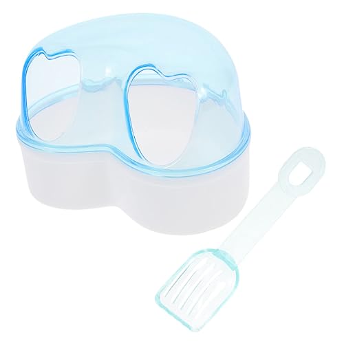 NESTINGHO Transparente Hamster Sandbad Box Wiederverwendbarer Sandbad Behälter Für Kleintiere Sandbadehaus Für Hamster Gerbil Und Chinchilla 1 Set von NESTINGHO