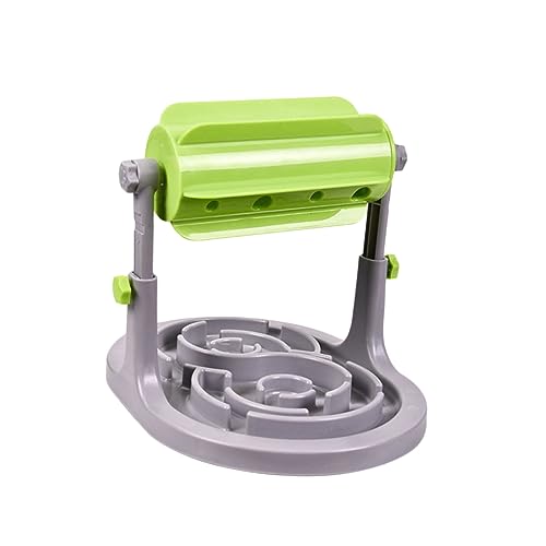 NESTINGHO Vorrichtung zum Auslaufen von Lebensmitteln Langsamer Futternapf Puzzle-Spielzeug Futterautomat für Haustiere Tier Spielzeug Dog Toy Fassspender langsam fressender Feeder Green von NESTINGHO