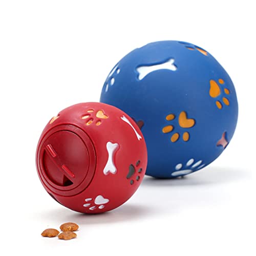 NESTINGHO undichtes Lebensmittelspielzeug Tiernahrung behandeln Hundefutterspender Spielzeug Plüsch Dog chew Toy hundekauspielzeuge Hundebälle Haustier Hund leckt Futter Spielzeug Blue von NESTINGHO