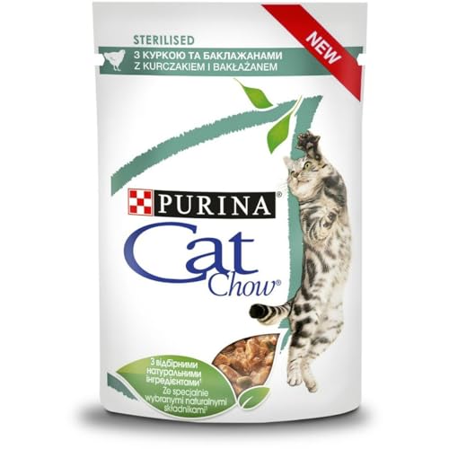 NESTLE POLSKA Purina Katzenfutter Chow Sasz, 85 g, sterilisiert, Kurczak / 26 von NESTLE POLSKA