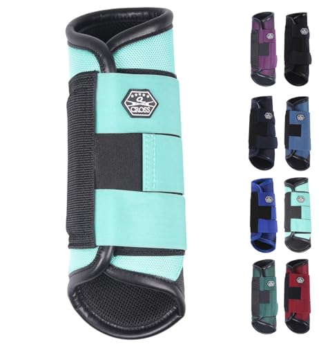 NETPROSHOP 1 Paar Eventing-Hinterbein-Gamaschen Technical Pferde Vielseitigkeitsgamaschen, Groesse:M, Farbe:Mint NETPROSHOP 1 Paar Eventing-Hinterbein-Gamaschen Technical Pferde Vielseitigkeitsgamaschen, Groesse:M, Farbe:Mint von NETPROSHOP