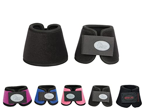 NETPROSHOP 1 Paar Hufglocken Neopren Springglocken für die Kleinsten Mini Shetty und Shetty, Groesse:Mini Shetty, Farbe:Schwarz von NETPROSHOP