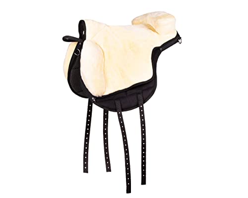 NETPROSHOP Bareback Pad Super Soft aus Weichem Kunstfell Gr. Shetty Pony Cob Full, Groesse:Cob, Farbe:Natur von NETPROSHOP