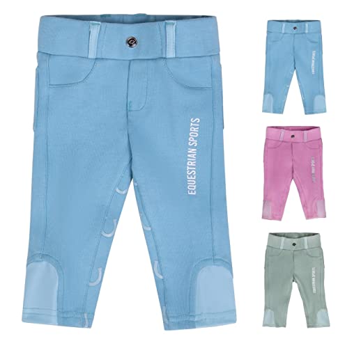 netproshop Baby und Kinder Reithose Bobby Vollbesatz Gr. 56-104, Kindergroesse:104, Farbe:Blau von NETPROSHOP