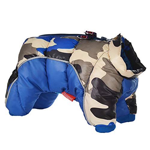 NEVRTP Hund Rollkragenpullover lässig Pullover Wintermantel Strickpullover warme Hundejacke Weste T-Shirt Pet Camouflage wasserdichte und Baumwolle Kleidung von NEVRTP