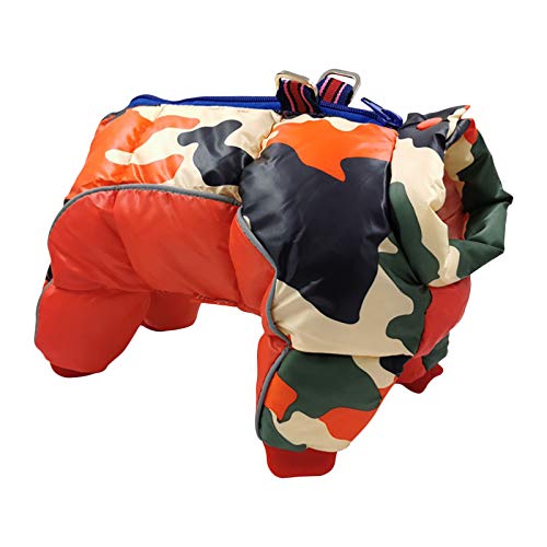 NEVRTP Hund Rollkragenpullover lässig Pullover Wintermantel Strickpullover warme Hundejacke Weste T-Shirt Pet Camouflage wasserdichte und Baumwolle Kleidung von NEVRTP