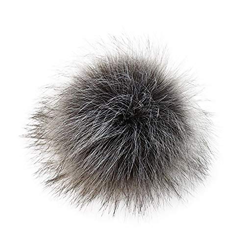 NEVRTP Kunstpelz Pom Pom für Hüte und Mützen, Kunstpelz, Winterfell ， Künstliche Plüschkugeldekoration,10cm (B-1) von NEVRTP